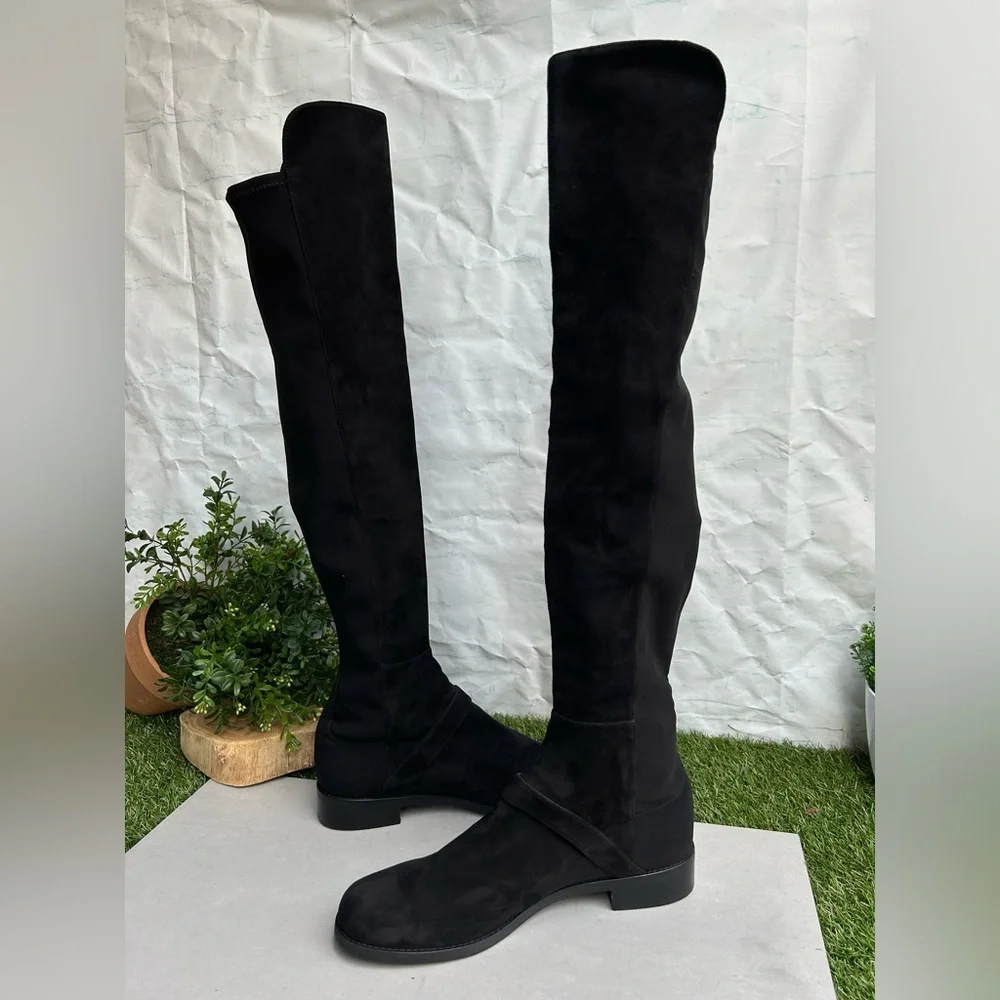 Stuart Weitzman Boots & Booties / Knee-High black SIELLA women Sz 11 NEW